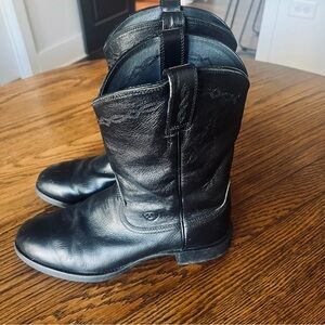 Ariat Men's Black Leather Western Boots